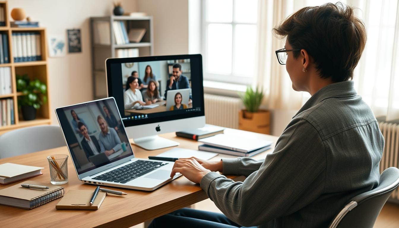 Students collaborating in study space